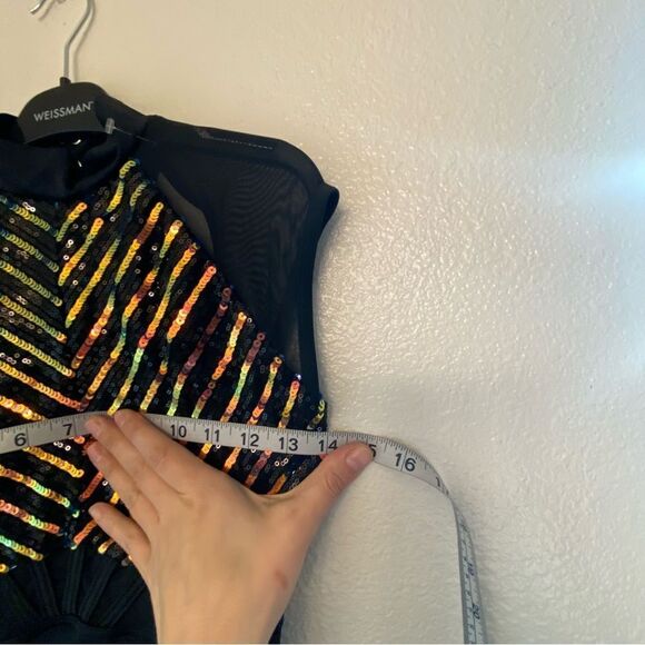 WEISSMAN Dance Costume unitard jumpsuit Hit Me With A Hot Note 13784 LC child - Picture 12 of 14